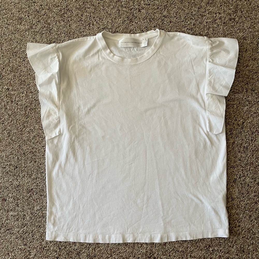 Victoria Beckham flutter sleeve top